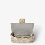 FENDI Baguette® Silver and gold embroidered bag - Image 3